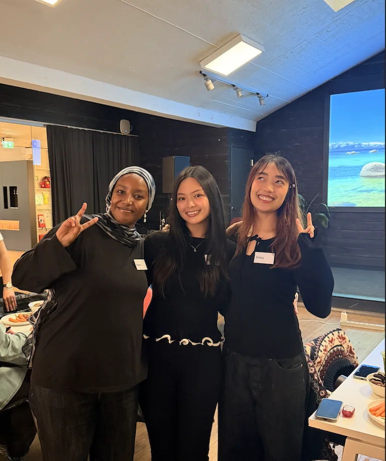 Team PHO: Radwa, Jenny og Mikka under BEKK UX Cup